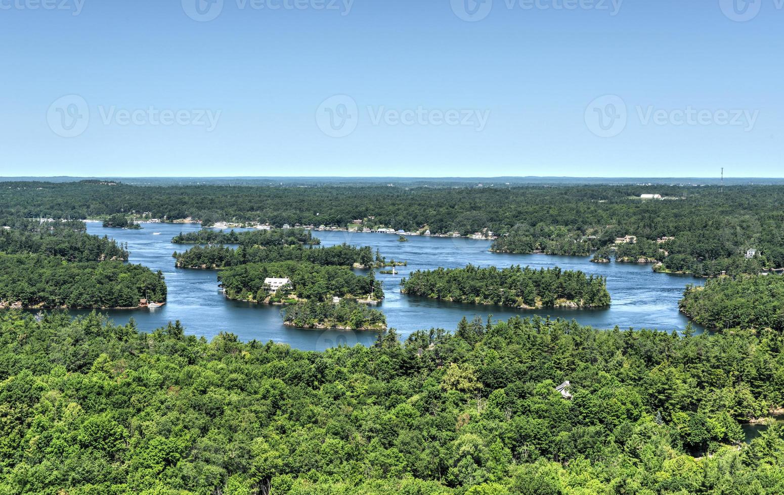 Thousand Islands Region from Above photo