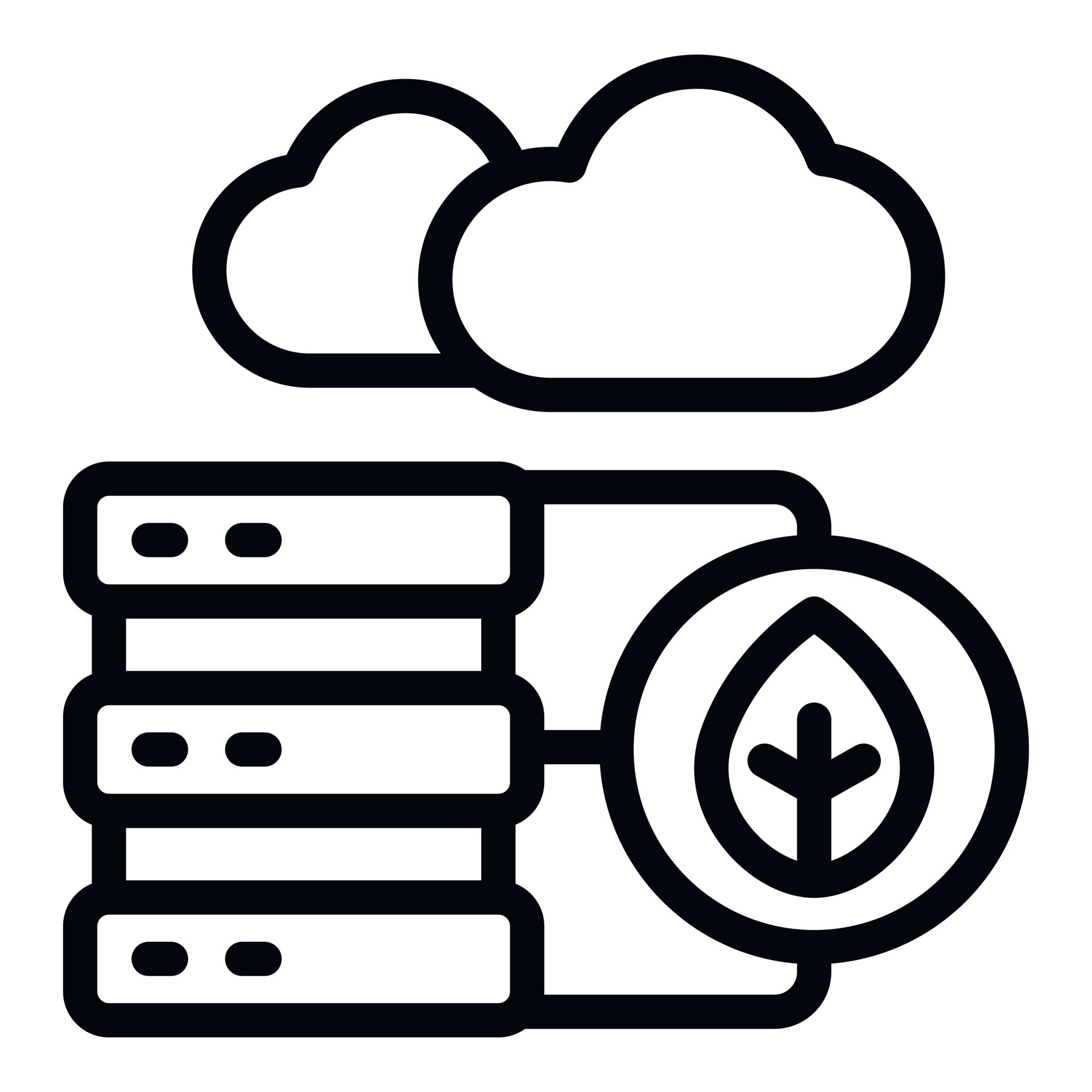 Server data control icon outline vector. Farm future 16158373 Vector ...