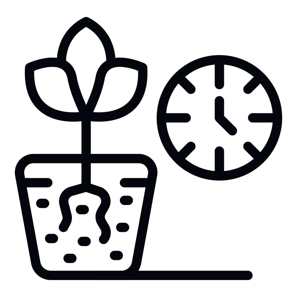 Control data plant icon outline vector. Farm drone vector