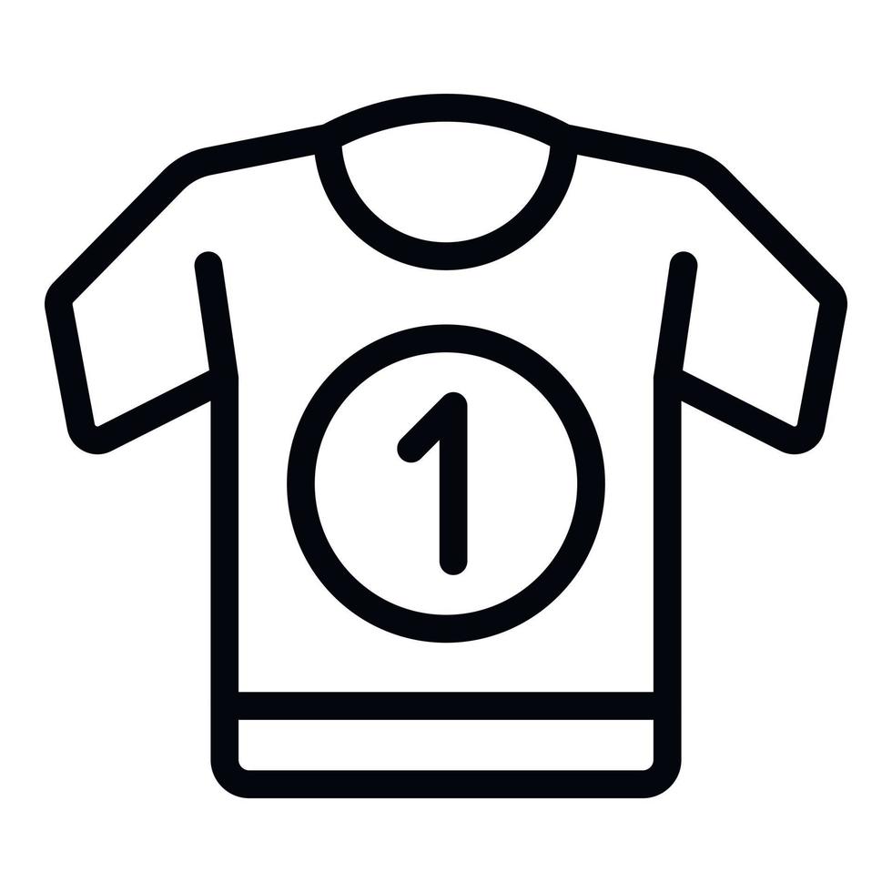 Soccer tshirt icon outline vector. Sport game vector