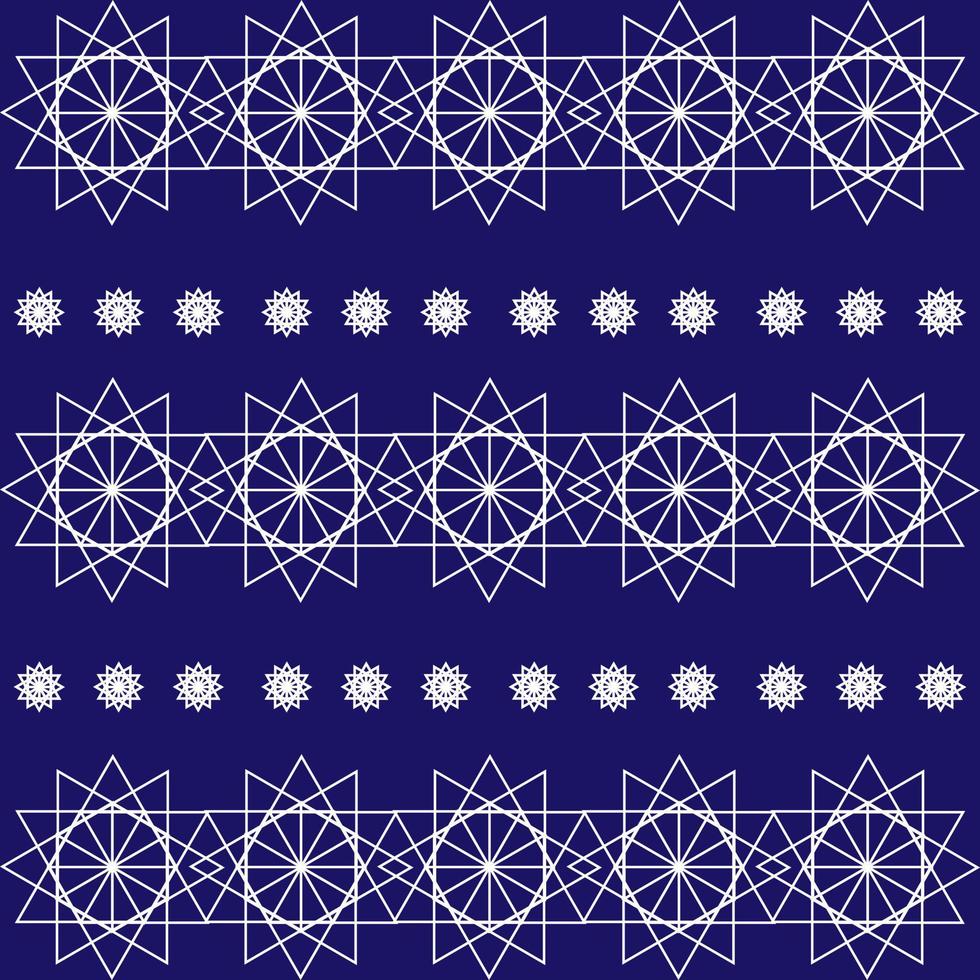 Abstract shape idea white color pattern on the blue background vector