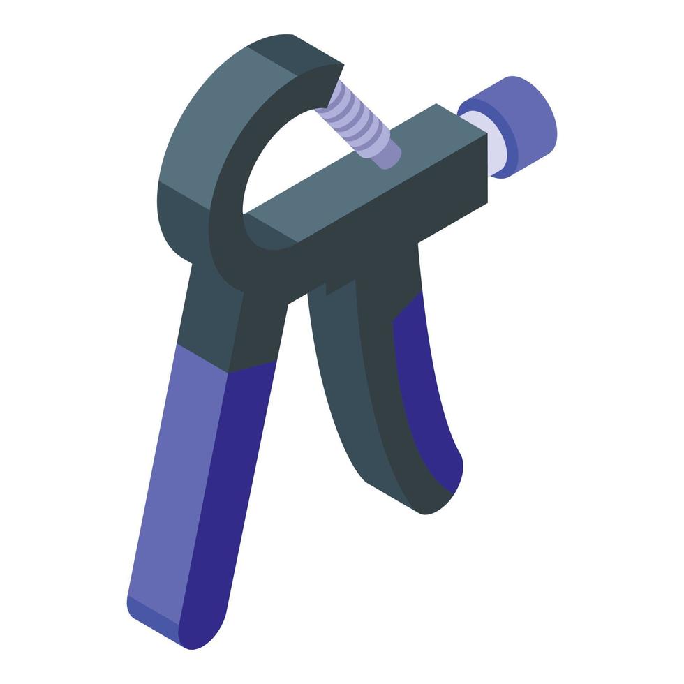 Training espander icon isometric vector. Fitness gym vector