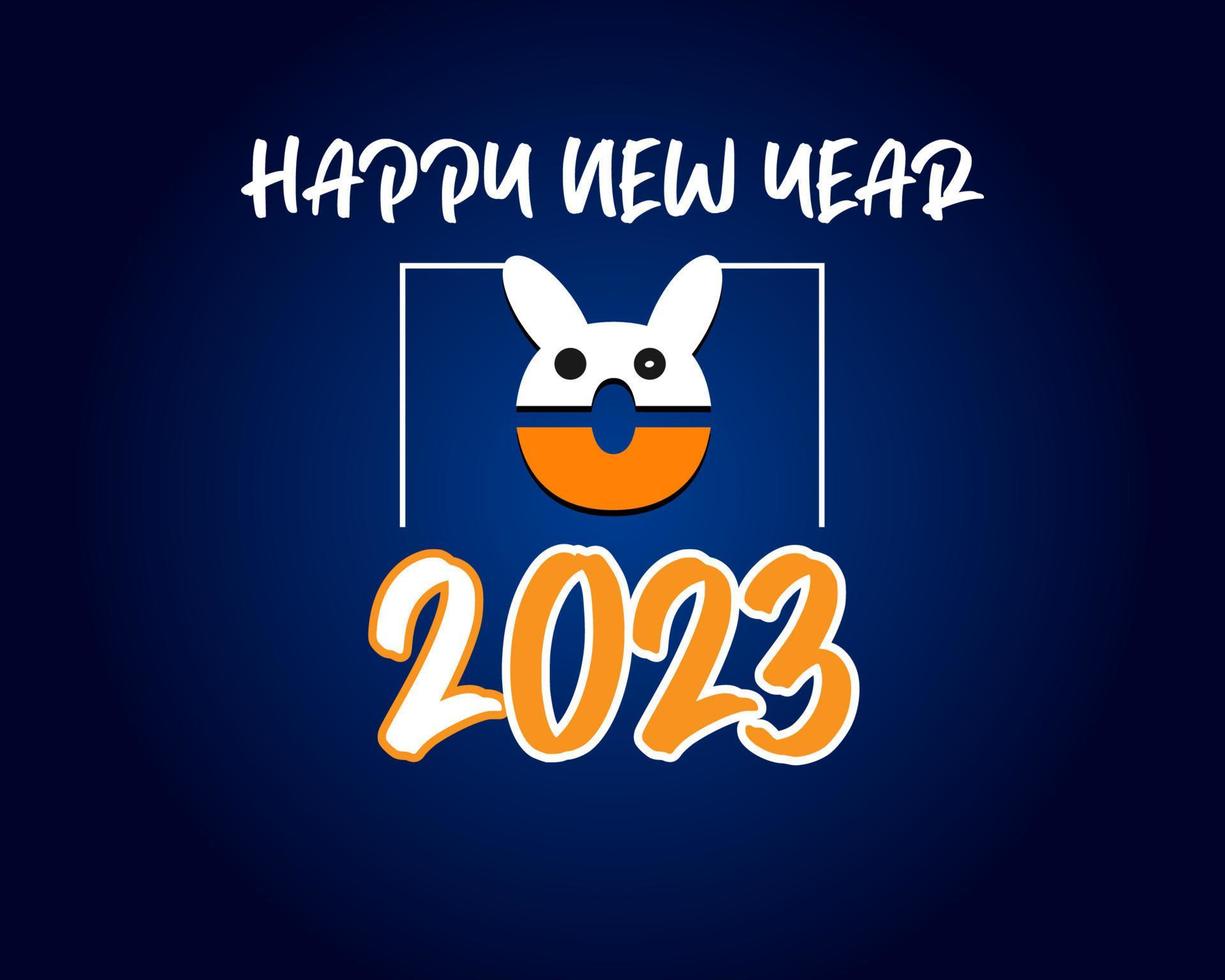 happy new year 2023 vector