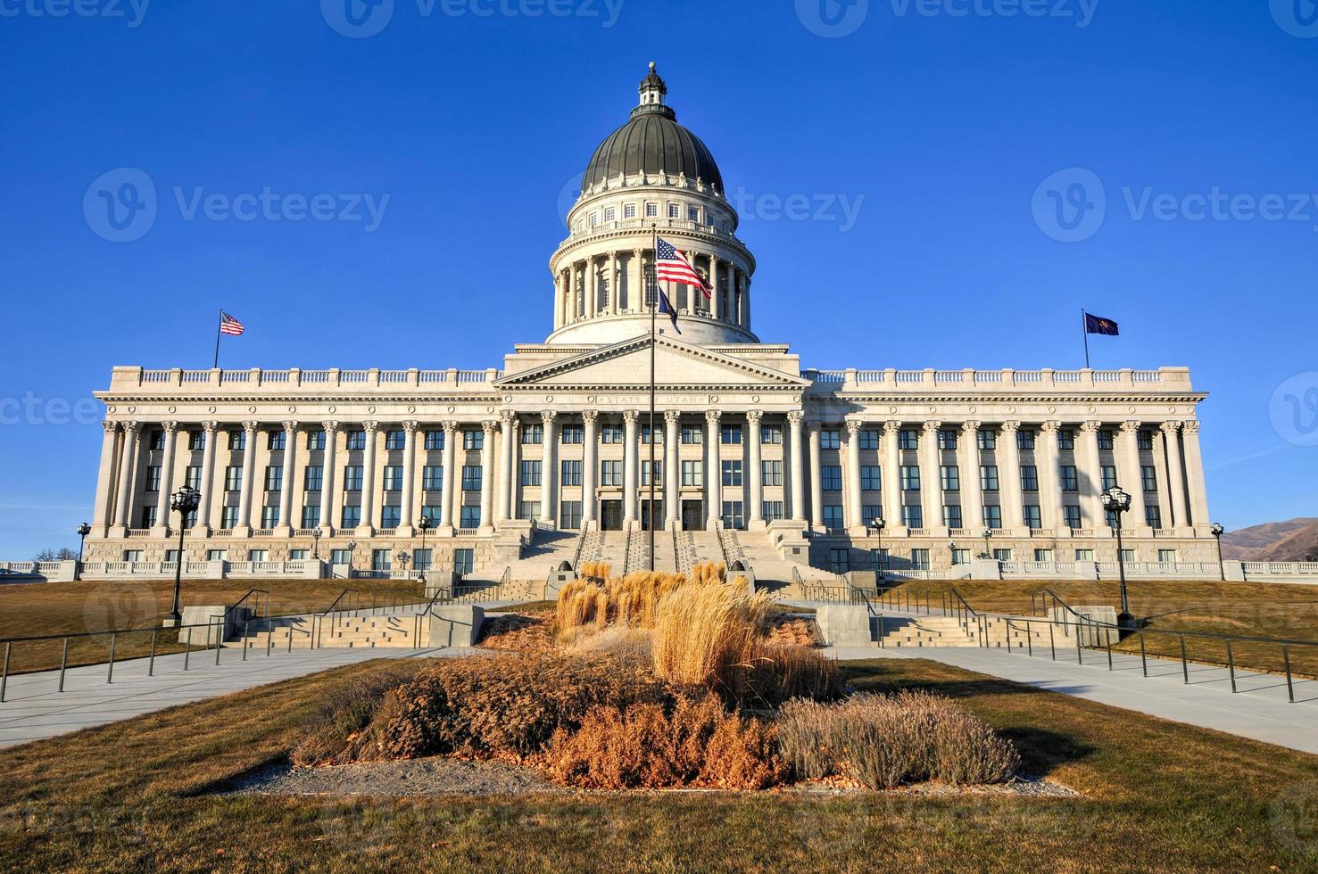 edificio del capitolio estatal, utah foto