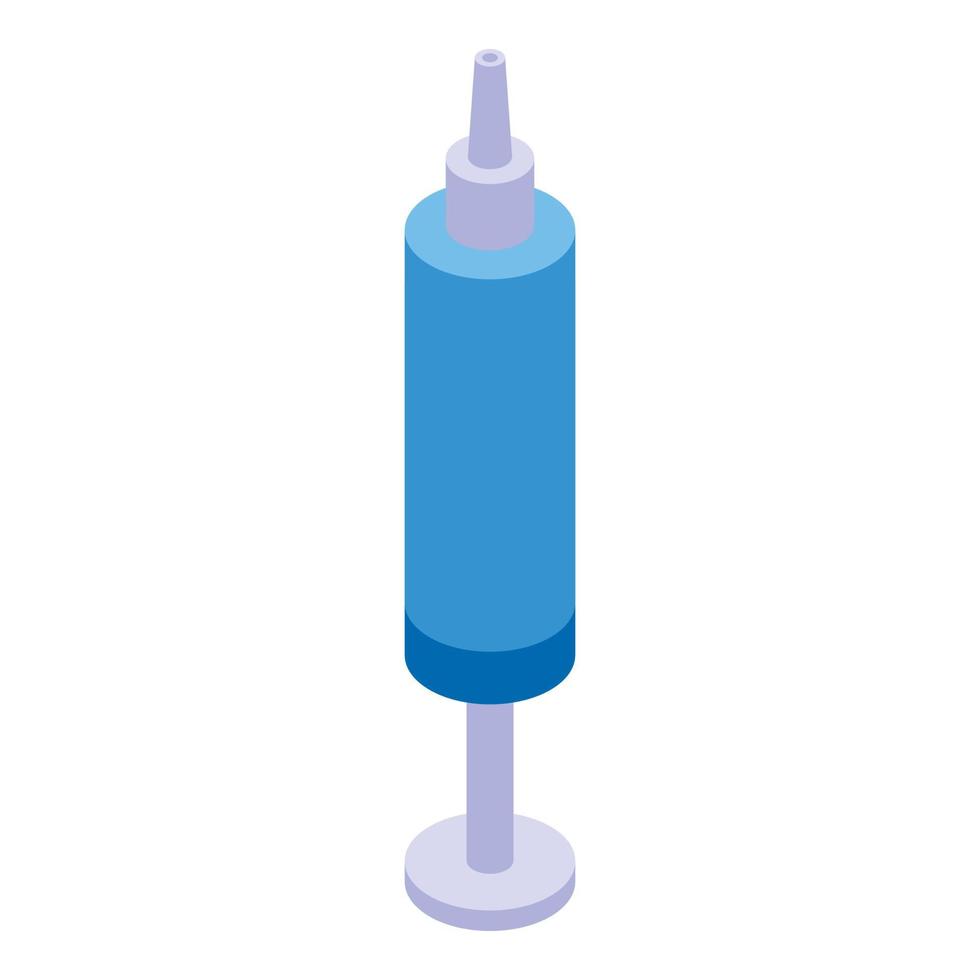 Balloon air pump icon isometric vector. Art helium vector