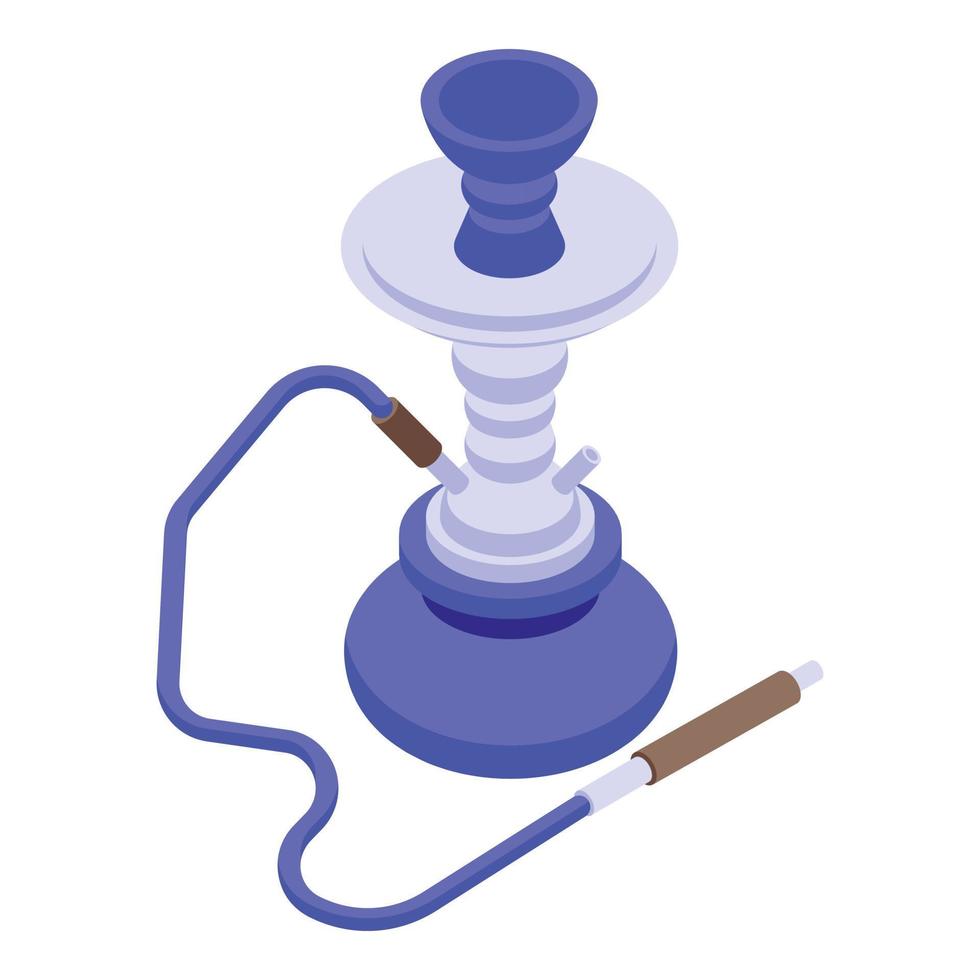 Hookah icon isometric vector. Bedouin desert vector