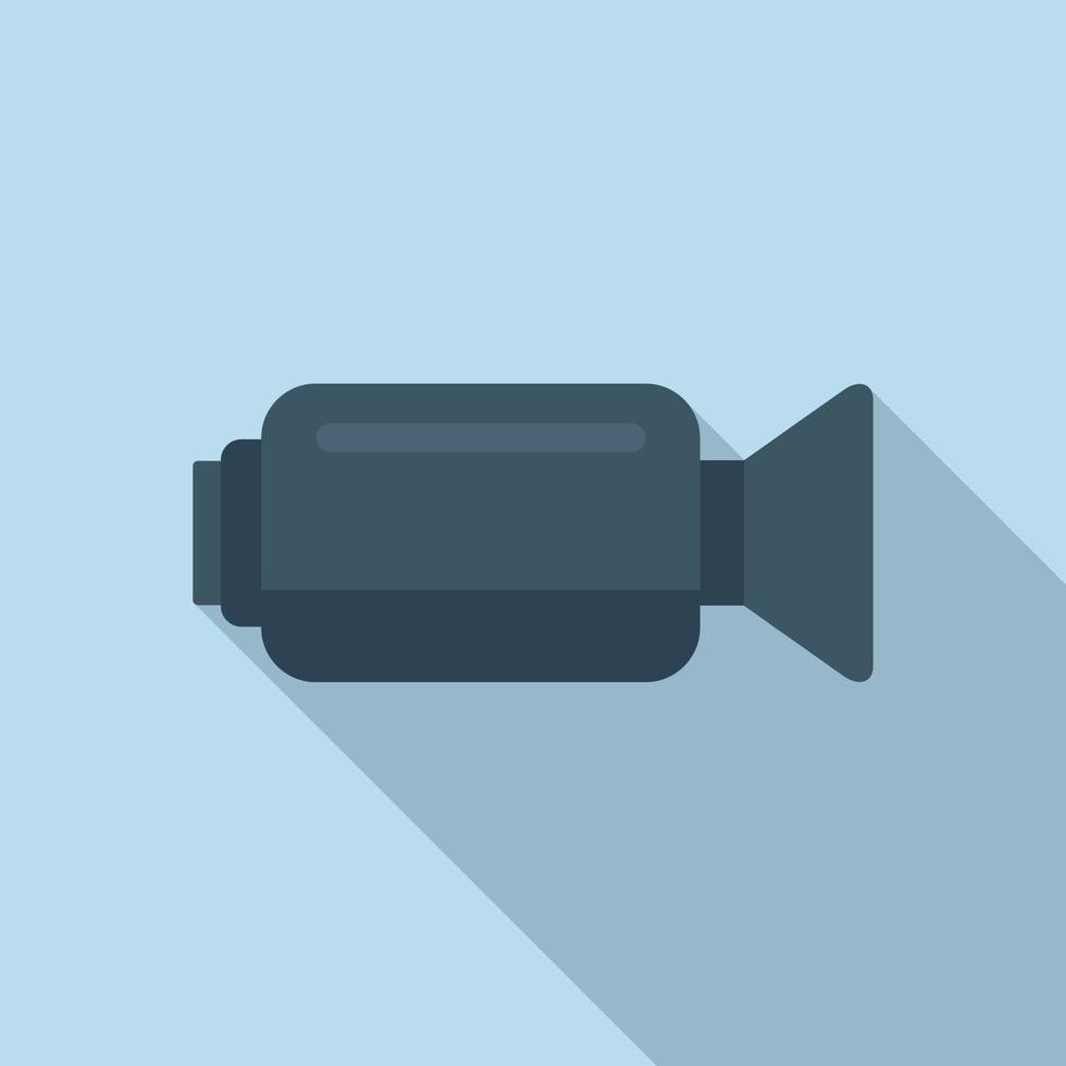 Camera icon flat vector. Web interface vector