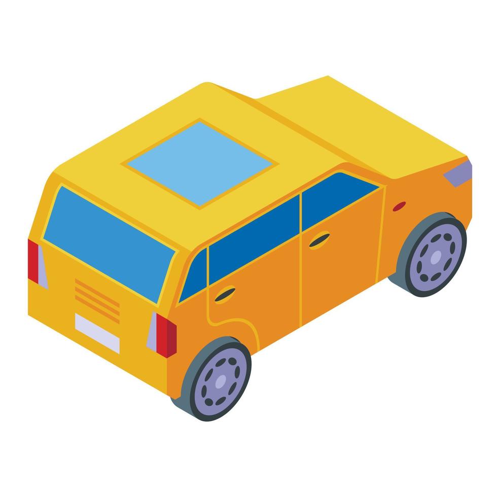 Car air cinema icon isometric vector. Movie drive vector