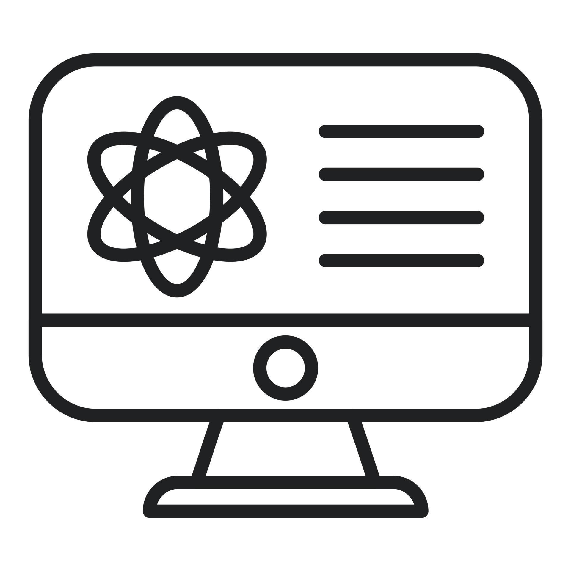 Monitor computer lab icon outline vector. Research laboratory 16159390 ...