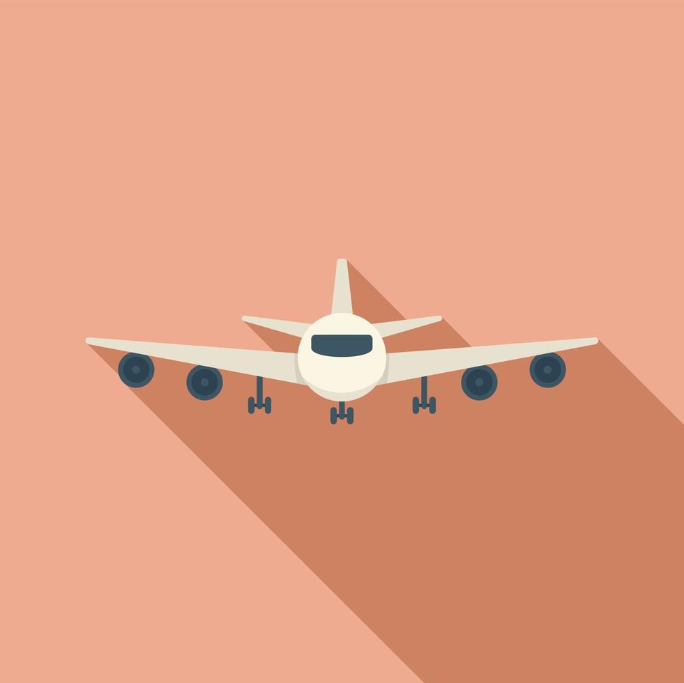 icono de avión vector plano. transferencia de aeropuerto