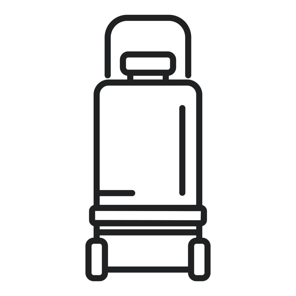 Car compressor icon outline vector. Air machine vector