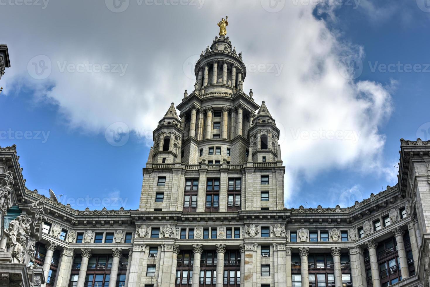 Municipal Building in Manhattan, New York City, is a 40-story building built to accommodate increased governmental space demands after the 1898 consolidation of the city's five boroughs. photo