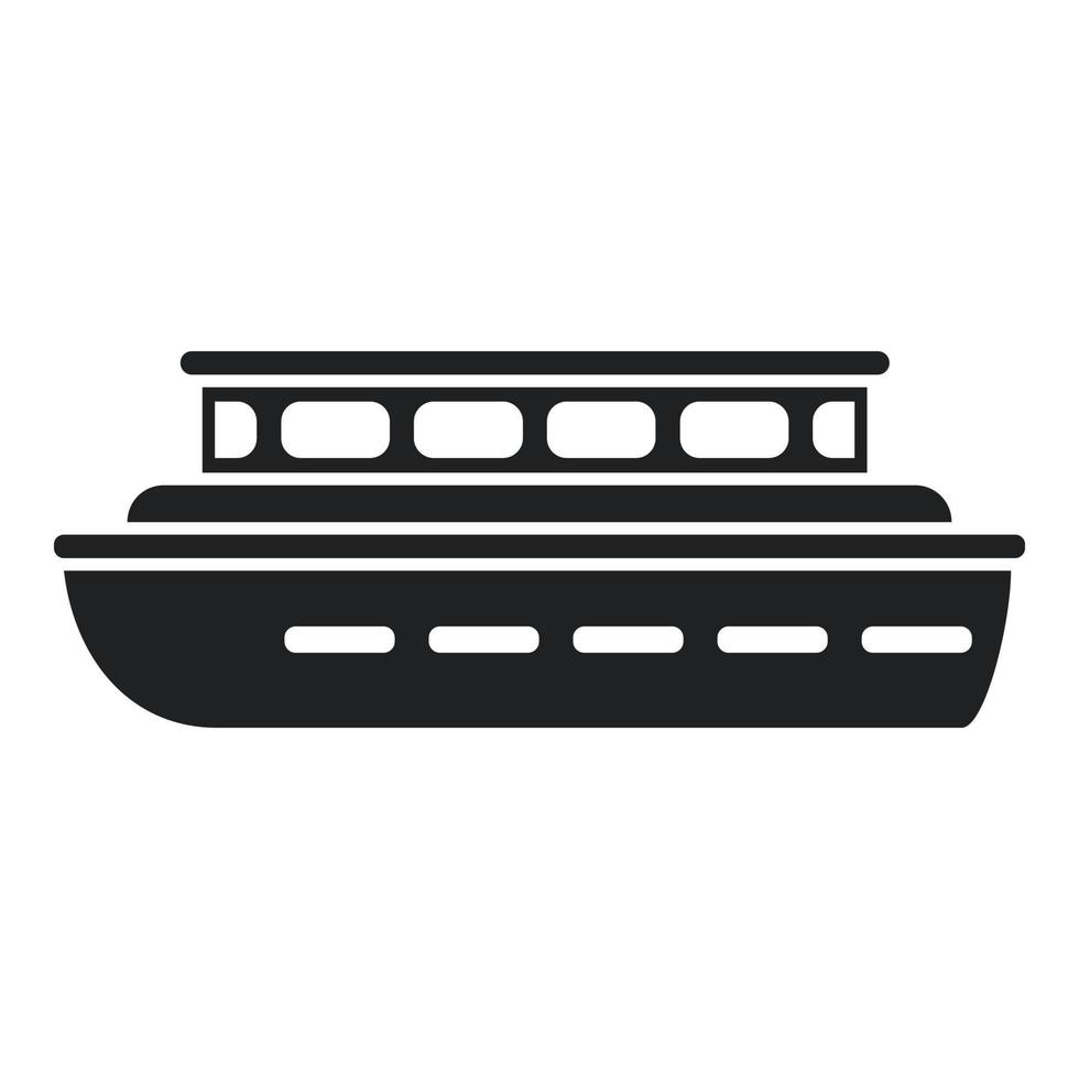 Guard boat icon simple vector. Rescue boat vector