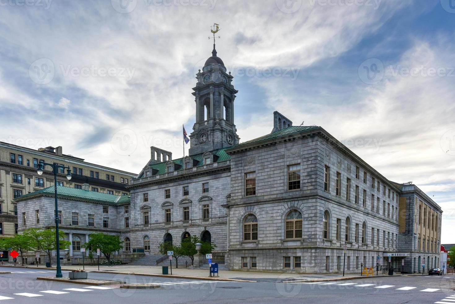 el ayuntamiento de portland es el centro de gobierno de la ciudad de portland, maine. foto