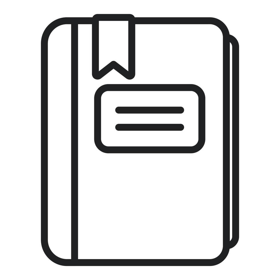 Data folder icon outline vector. Web contact vector