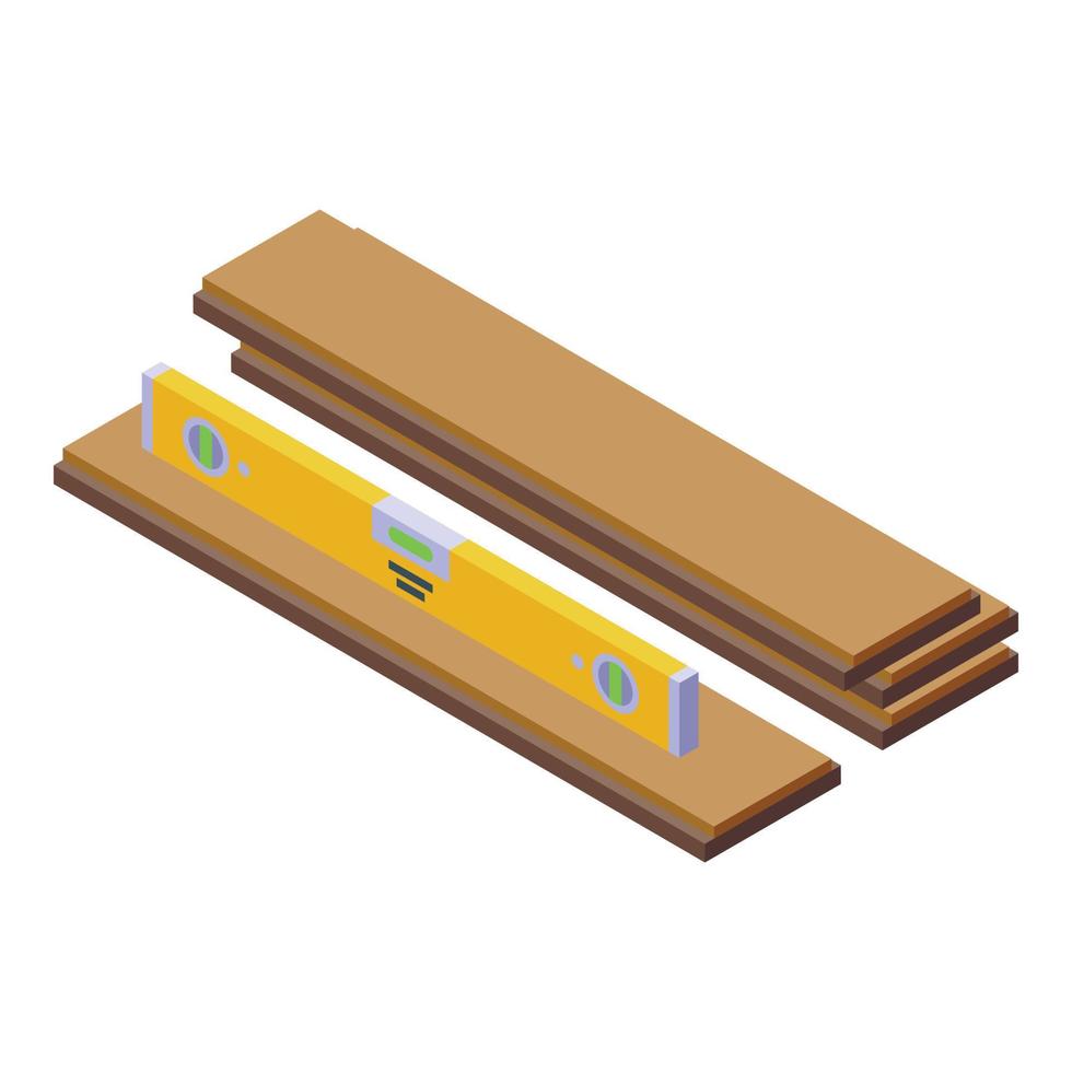 Floor balance bar icon isometric vector. Room interior vector