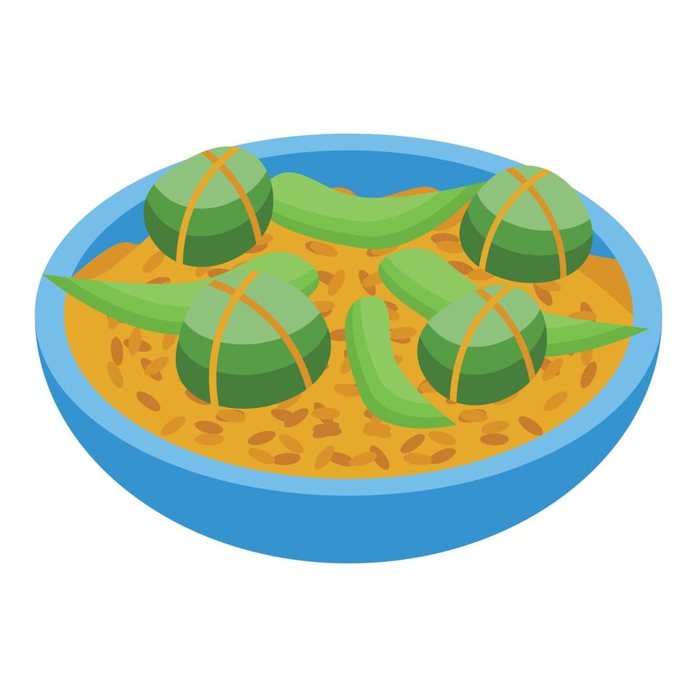 Pepper food icon isometric vector. Travel tunisia vector