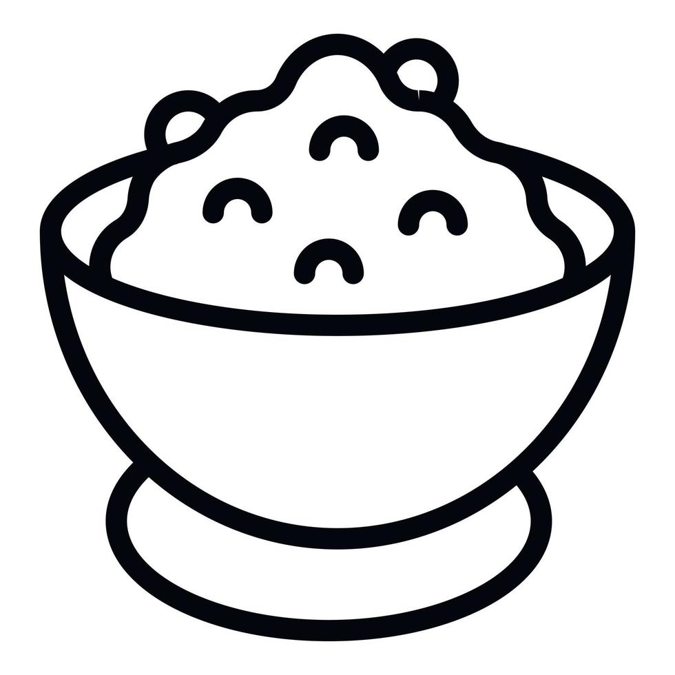 Cambodia food icon outline vector. Travel culture vector