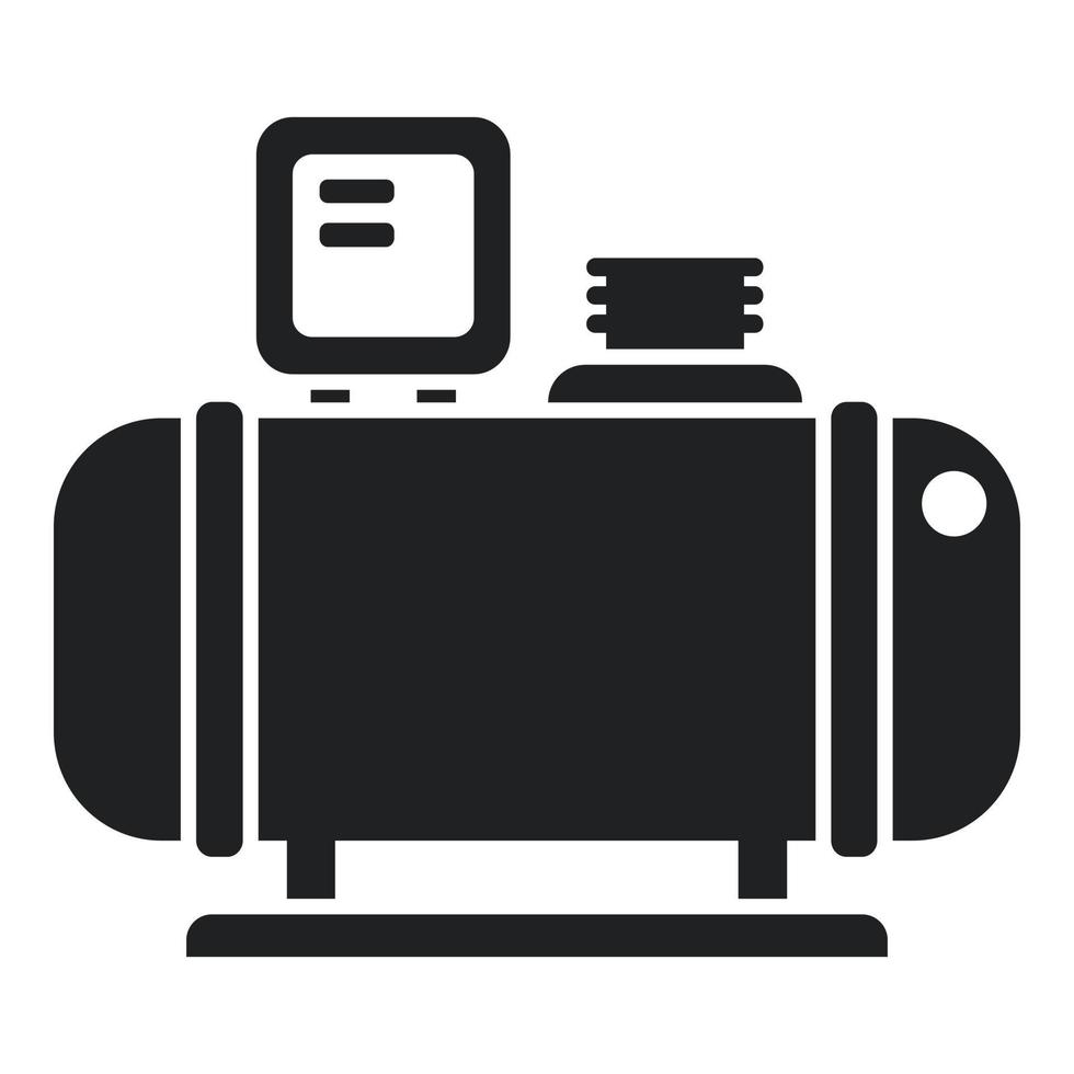 Generator compressor icon simple vector. Air machine vector