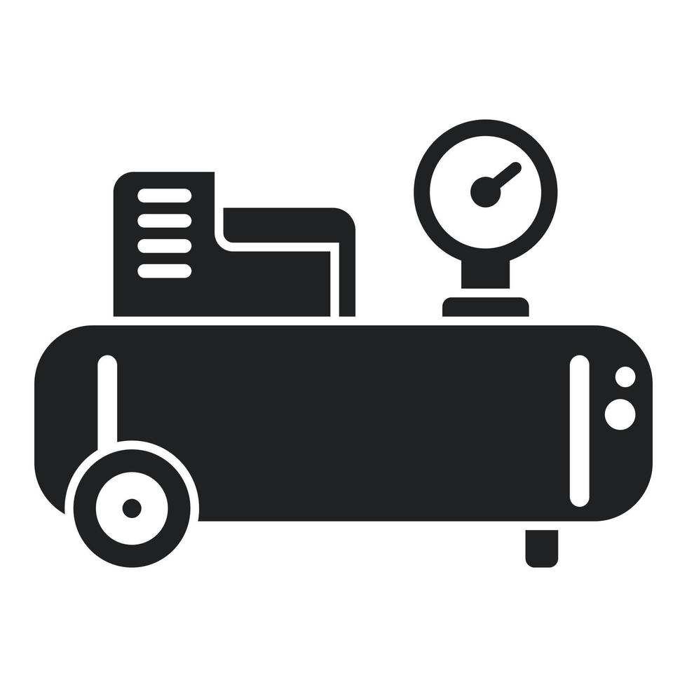Air compressor icon simple vector. Machine pump vector