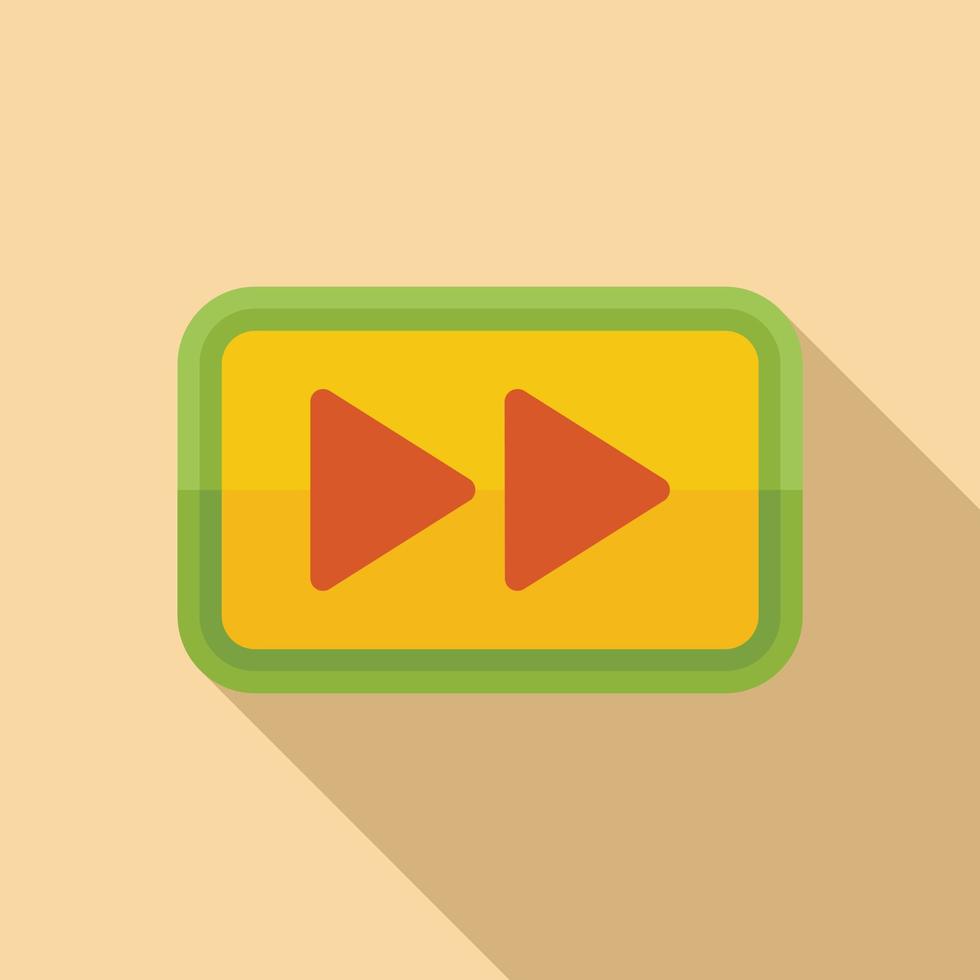 Website button icon flat vector. Web interface vector