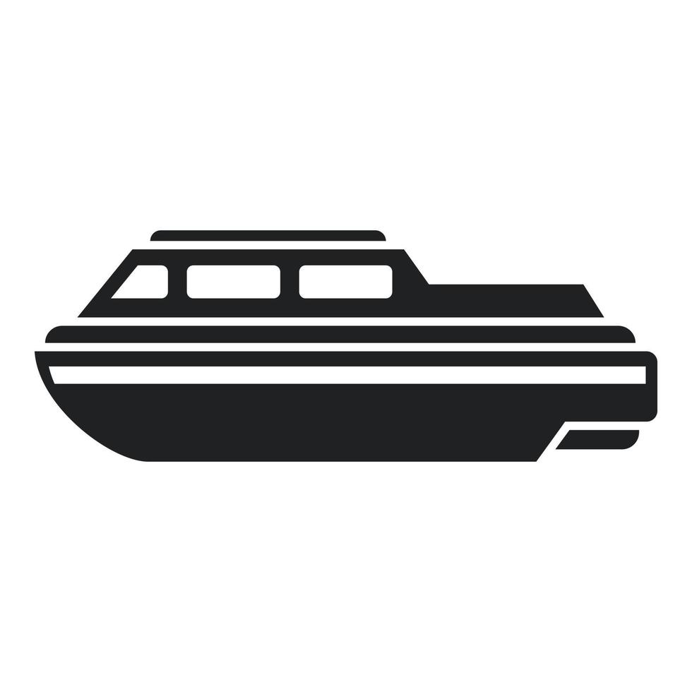 Rescue ship icon simple vector. Search sea vector