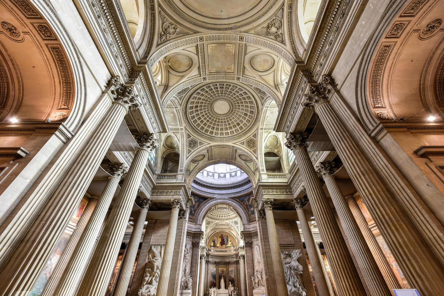 Paris, France - May 17, 2017 -  The Pantheon, in the Latin Quarter in Paris, France. photo