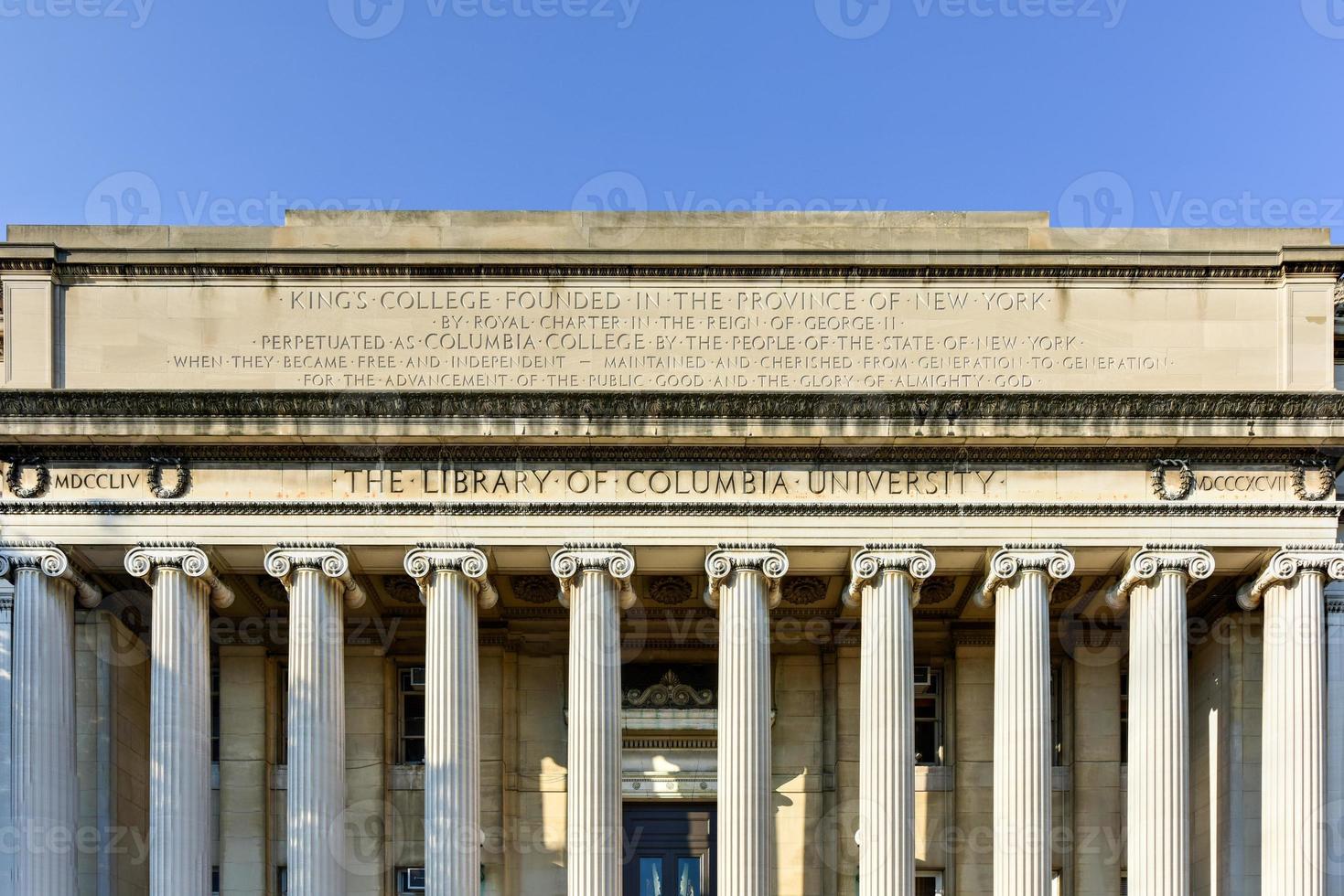 The Library of Columbia University in the City of New York. photo