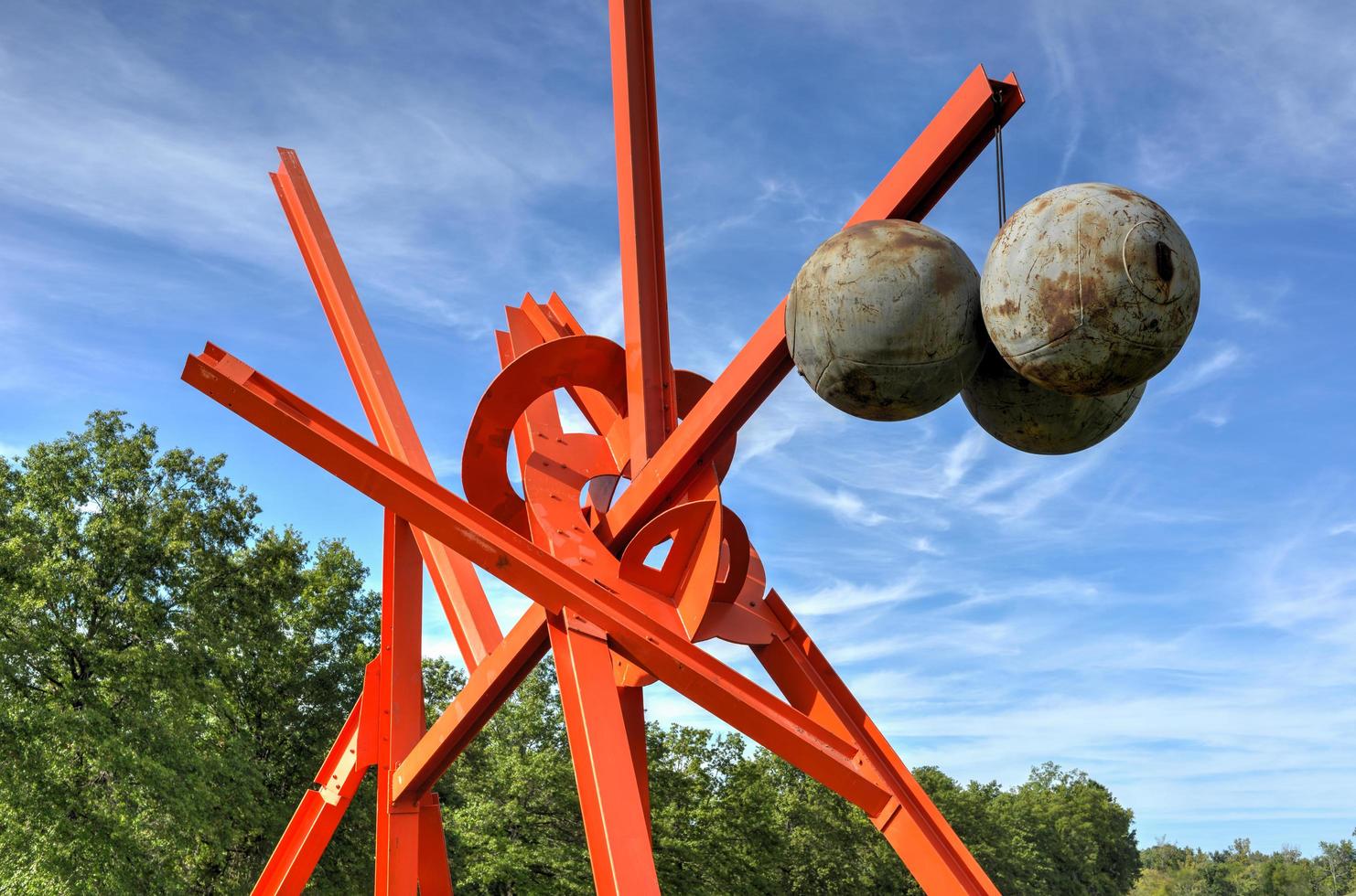 Mountainville, New York - September 14, 2014 -  Storm King Art Center, where is a collection of more than 100 carefully sited sculptures created by some of the most acclaimed artists of our time, USA. photo