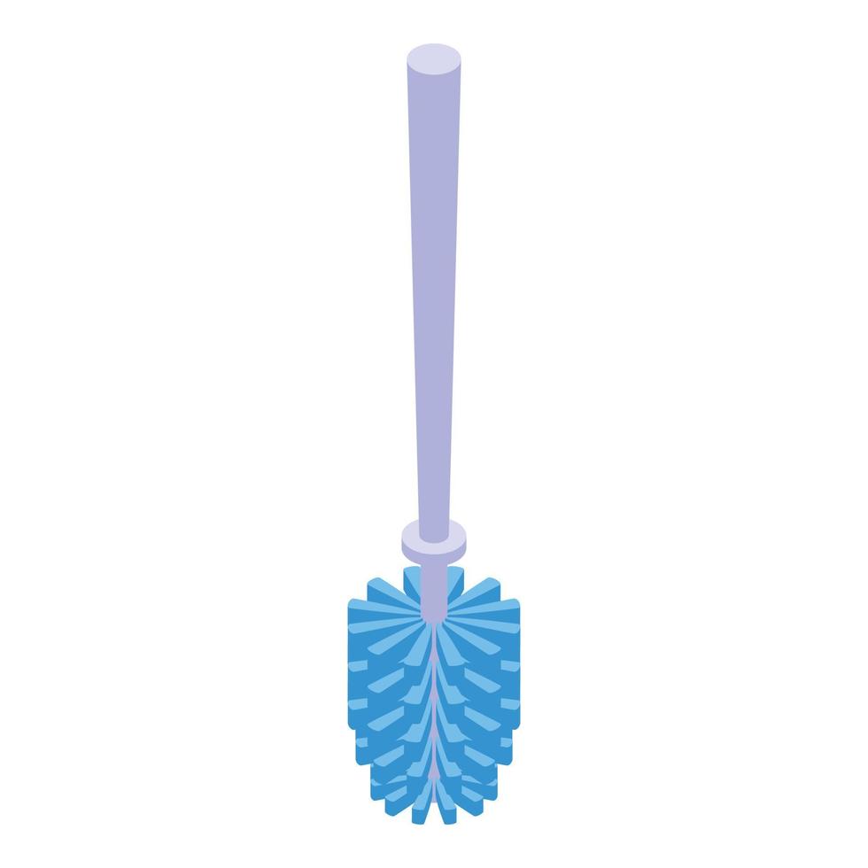 Bowl toilet brush icon isometric vector. Clean wc vector