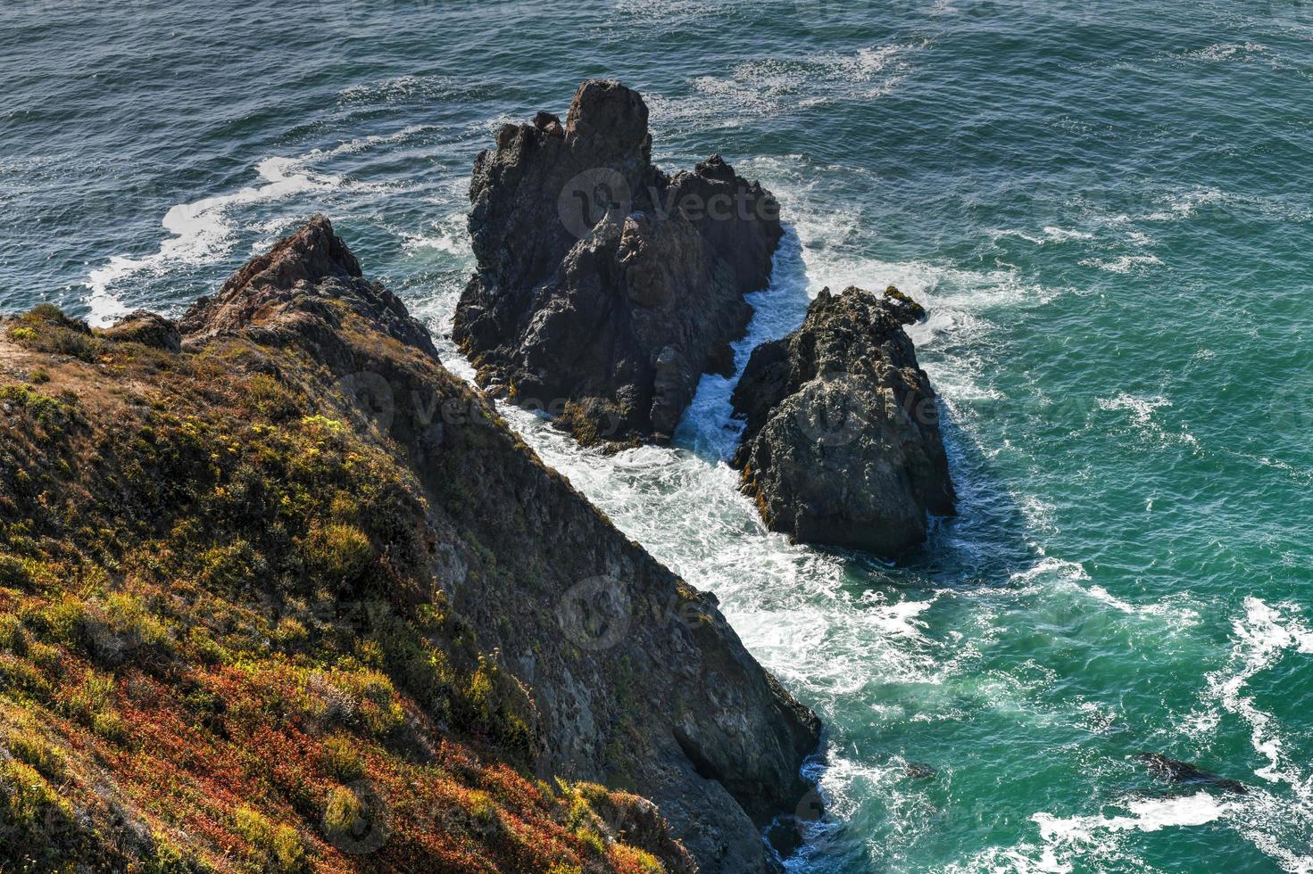 Beautiful scenery along Highway 1 and Big Sur, California, USA photo