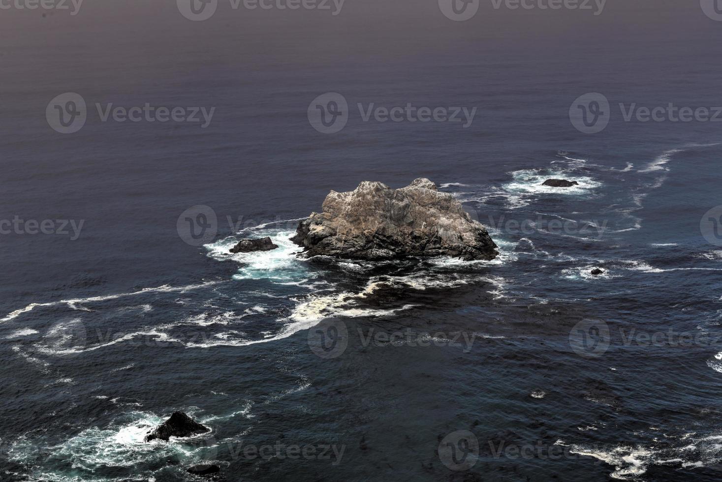 Beautiful scenery at Hurricane Point along Highway 1 and Big Sur, California, USA photo
