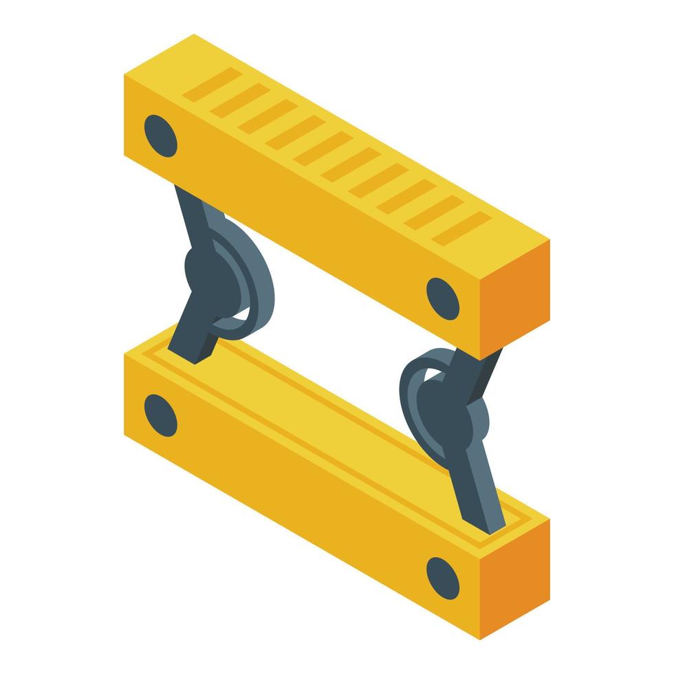 Handle espander icon isometric vector. Gym health vector