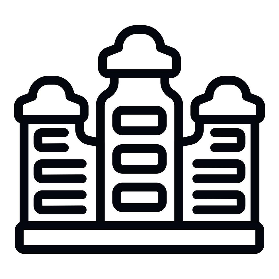 Culture temple icon outline vector. Tourism map vector