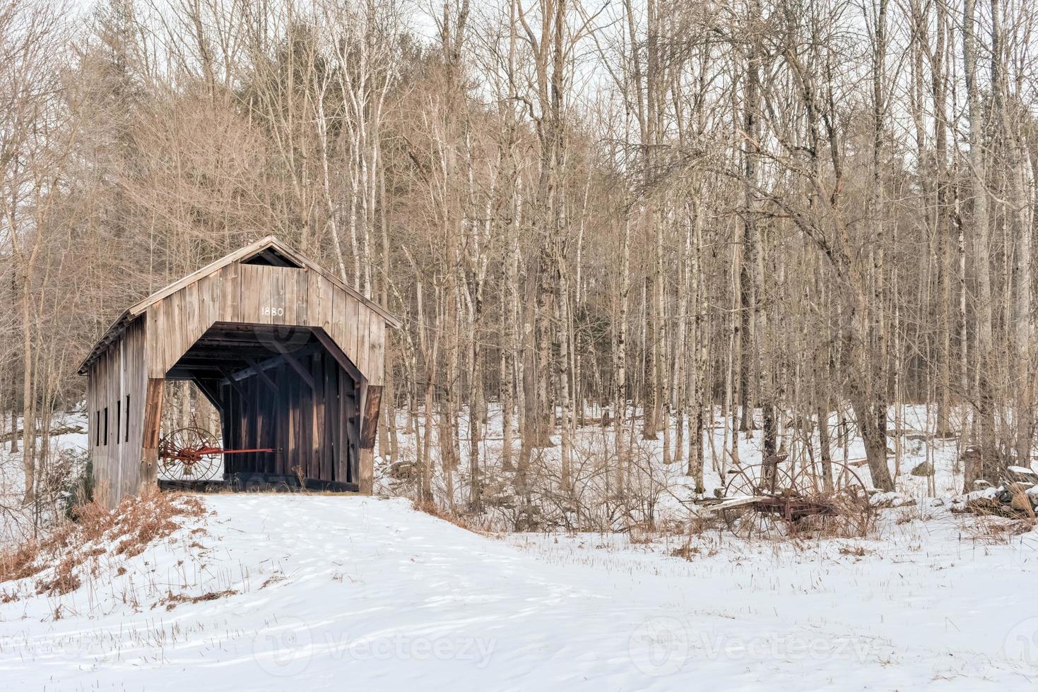 Titcomb Stoughton Covered Bridge in Perkinsville, Vermont photo