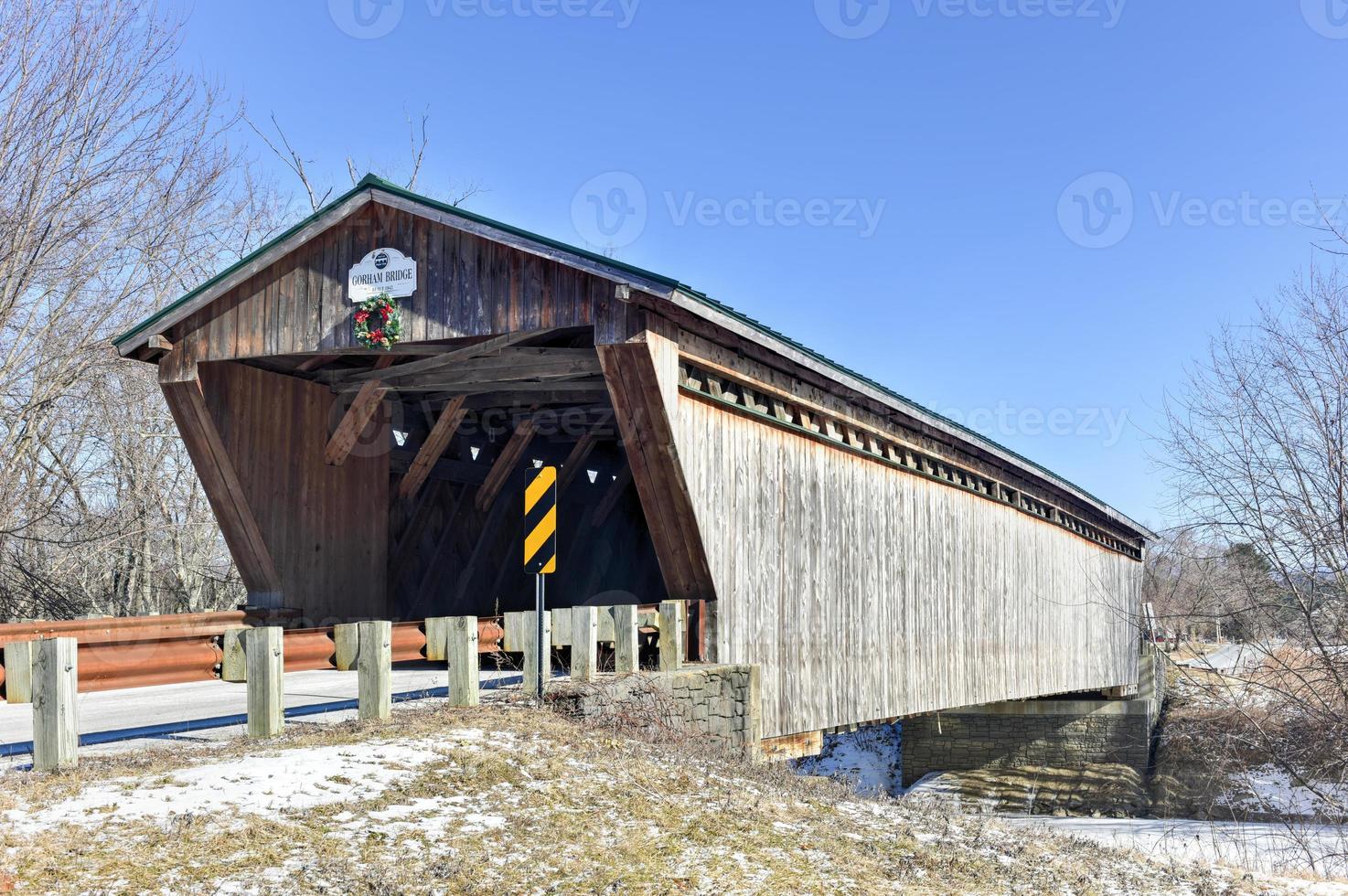 Gorham Goodnough Covered Bridge in Pittsford, Vermont photo