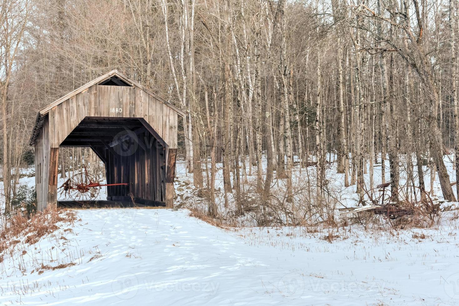 Titcomb Stoughton Covered Bridge in Perkinsville, Vermont photo