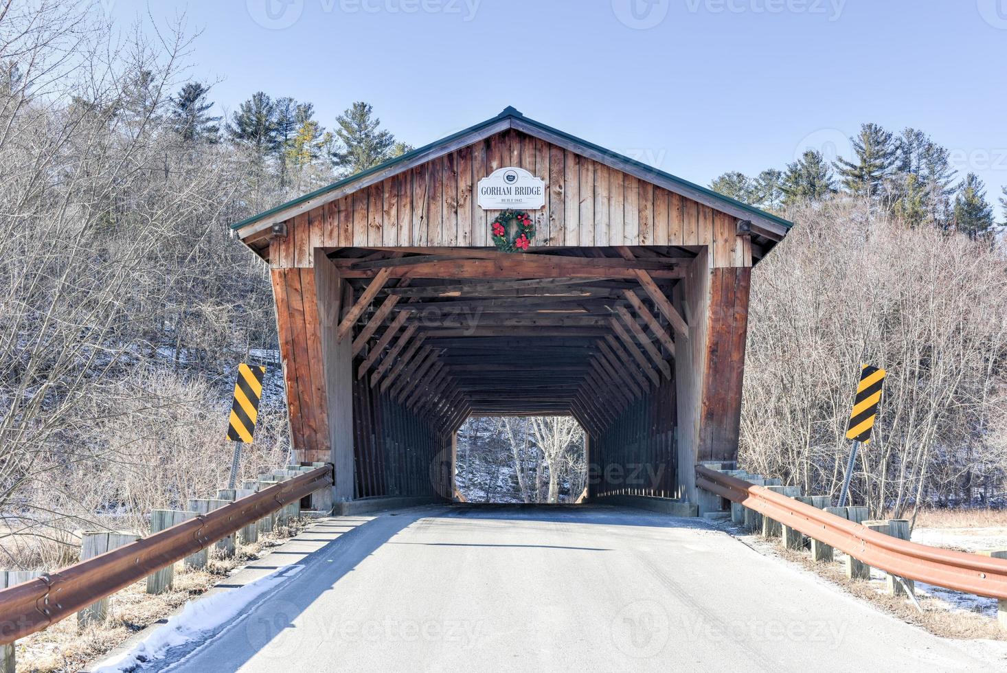 Gorham Goodnough Covered Bridge in Pittsford, Vermont photo
