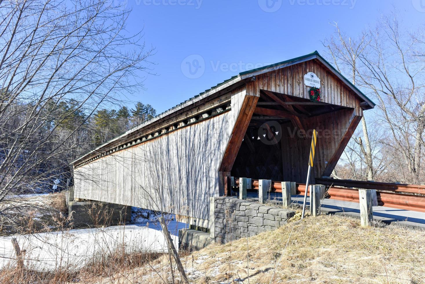Gorham Goodnough Covered Bridge in Pittsford, Vermont photo