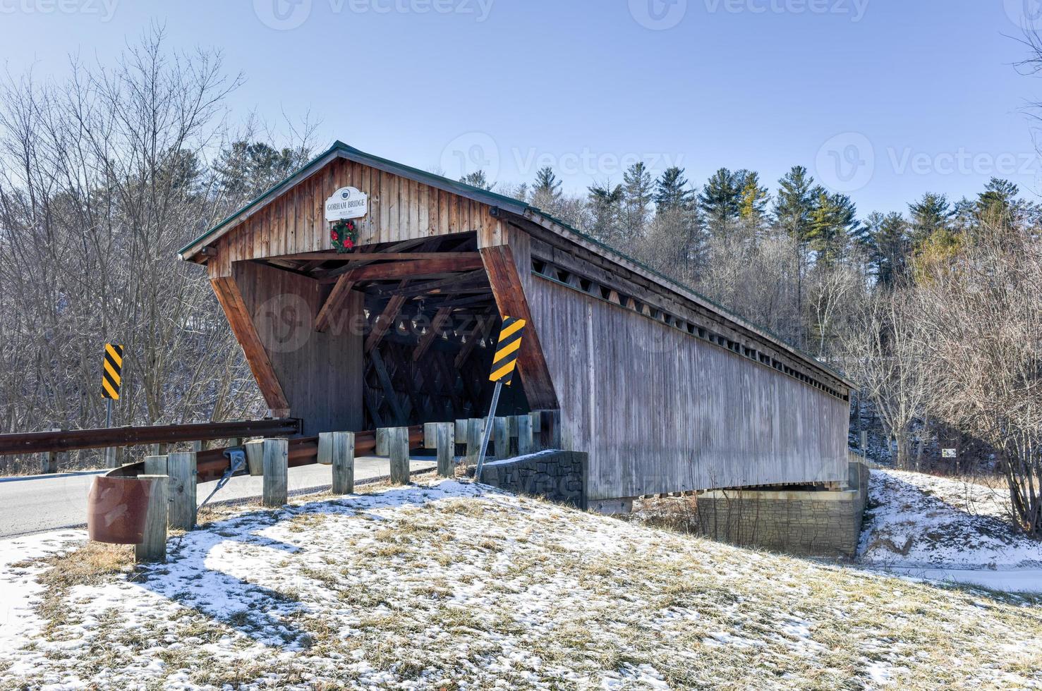 Gorham Goodnough Covered Bridge in Pittsford, Vermont photo
