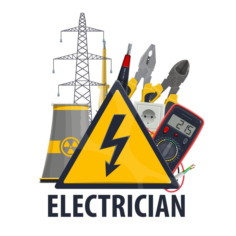 electricidad e ingeniería eléctrica, herramientas vectoriales vector