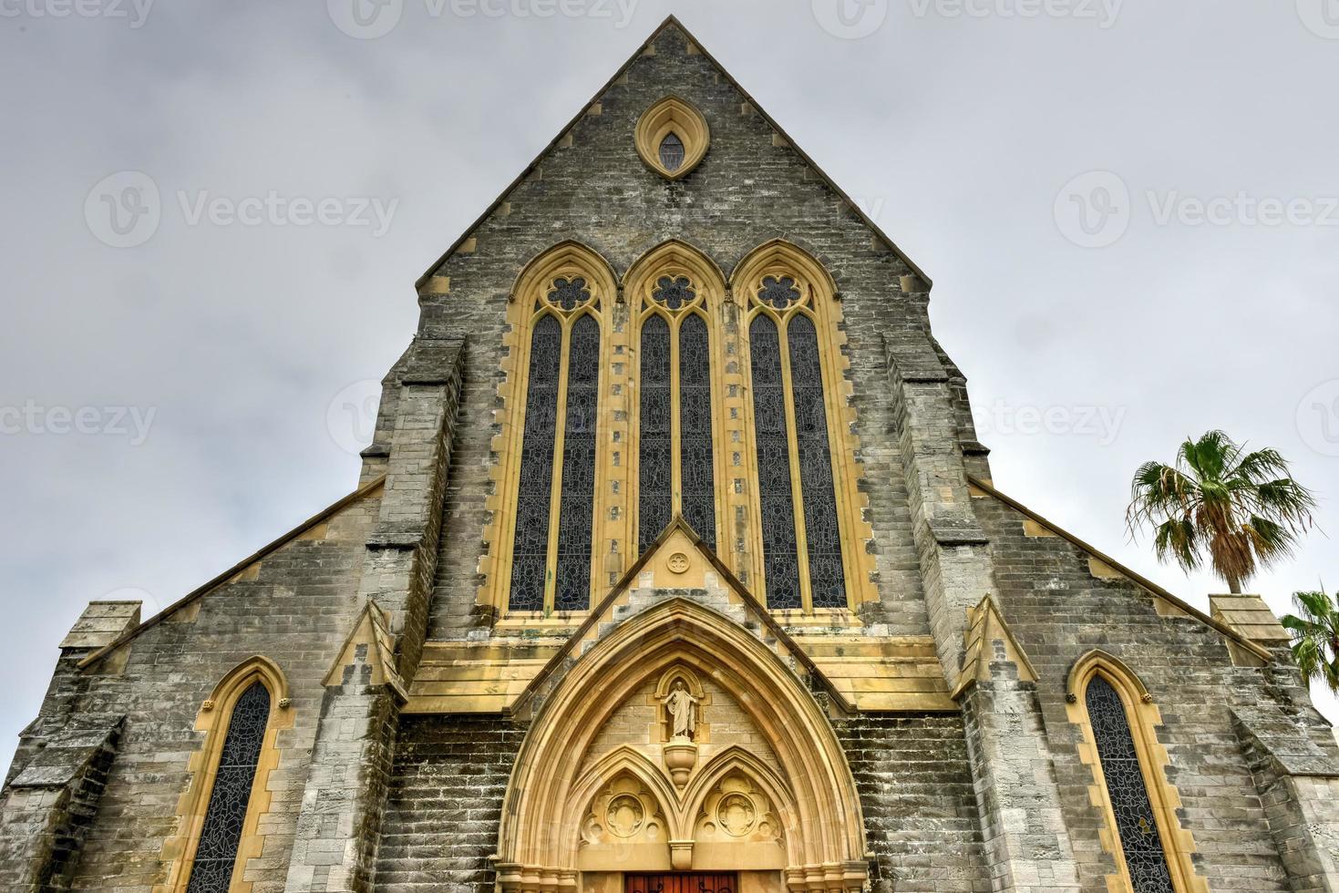 la catedral de la santísima trinidad es una catedral anglicana ubicada en la calle de la iglesia en hamilton, bermuda. foto