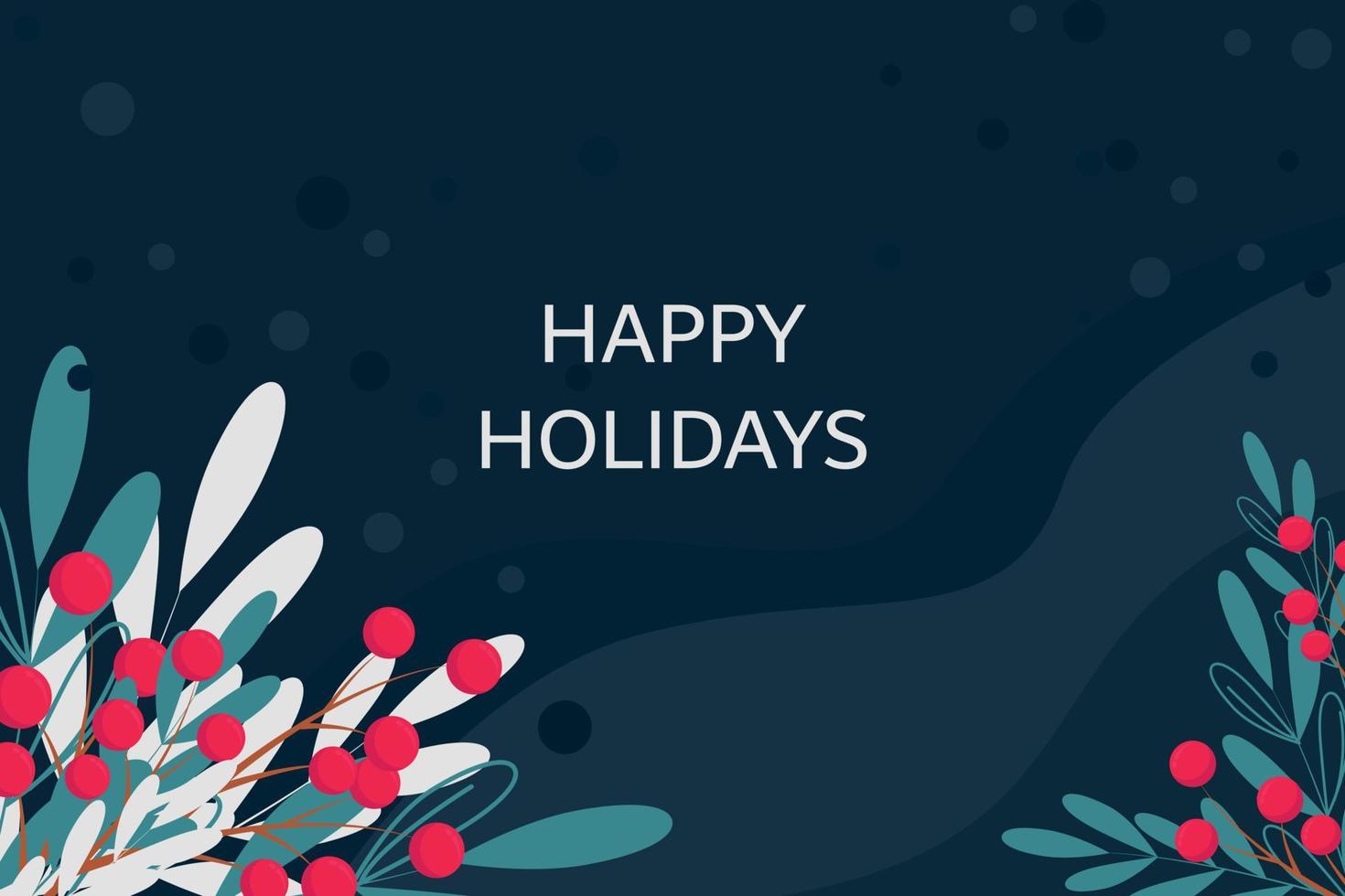 Winter background. Greeting card for winter holidays vector