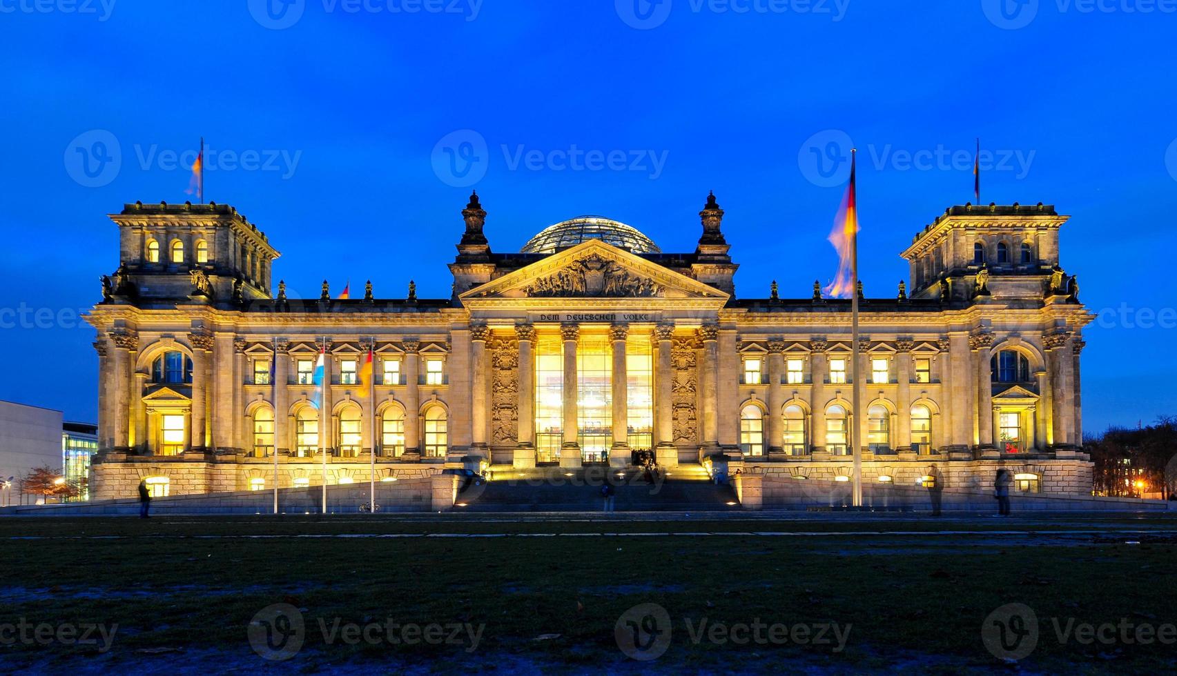 Reichstag, the seat of German government in Berlin. photo