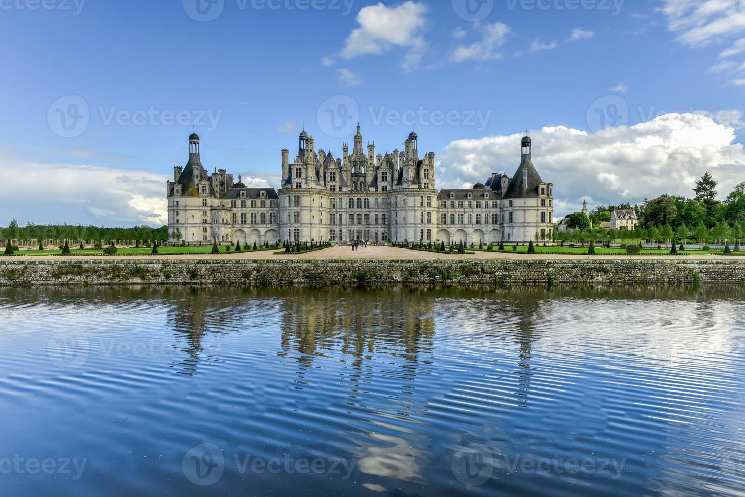 Chateau de Chambord, the largest castle in the Loire Valley. A UNESCO world heritage site in France. Built in the XVI century, it is now a property of the French state photo