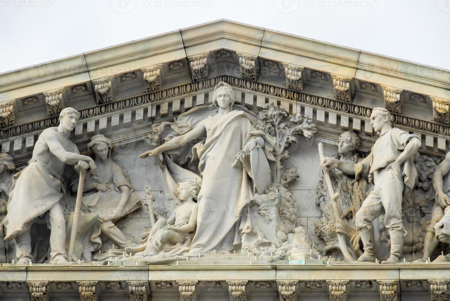 Frieze in the US Capitol Building in Washington DC United States photo