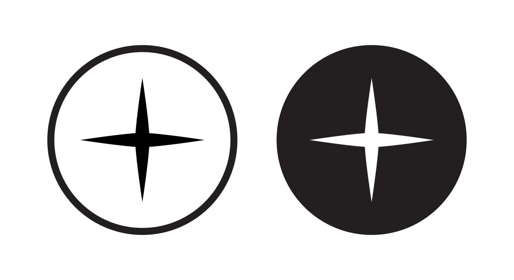 Add icon vector with pointed tip shape