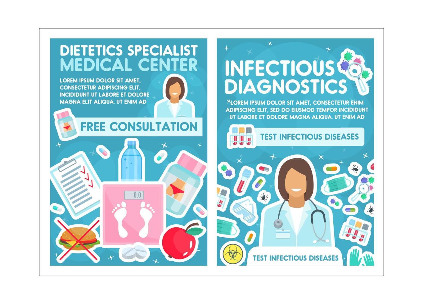 Dietetics and infectious disease clinic, vector