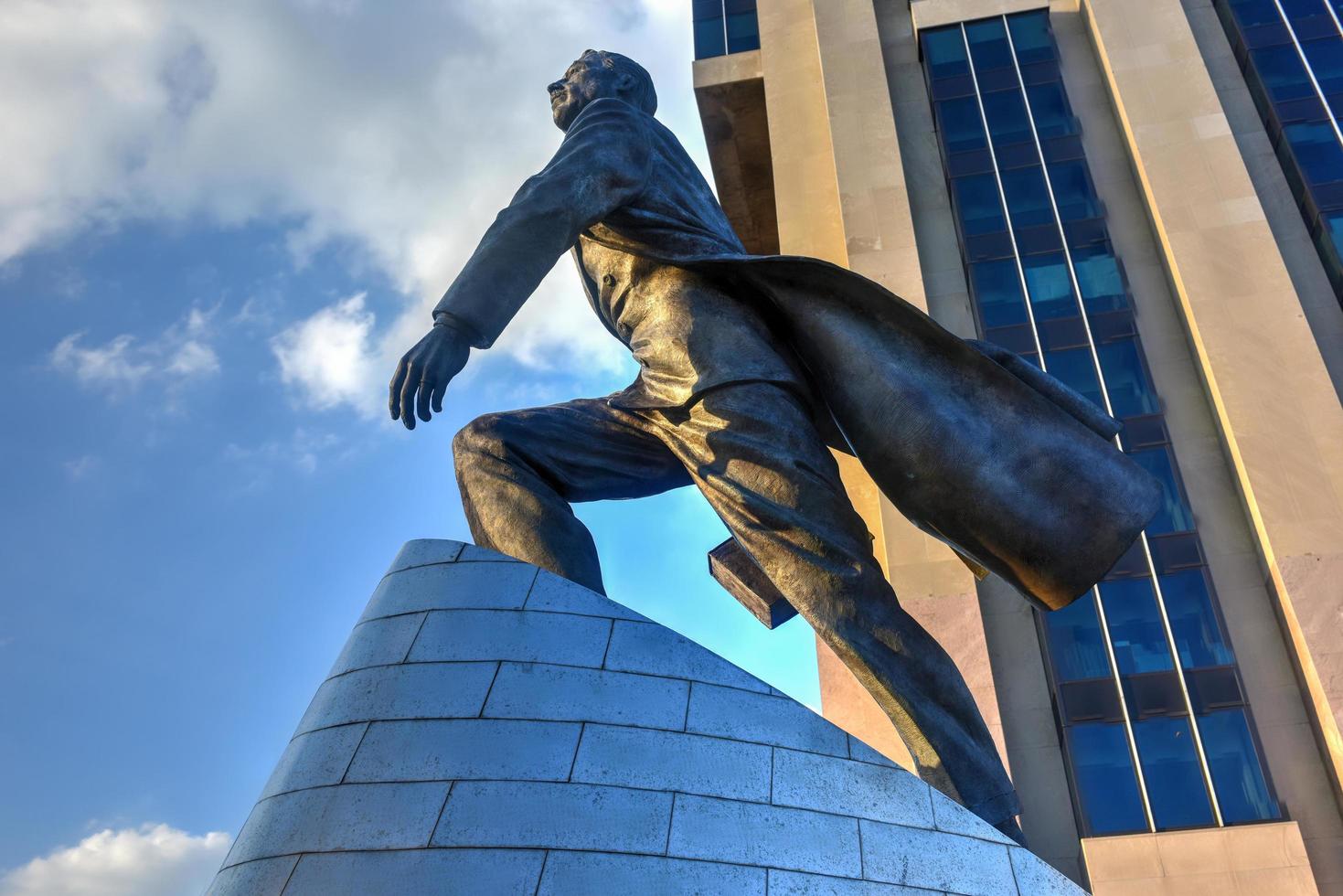 Adam Clayton Powell, Jr. statue in New York, USA, 2022 photo
