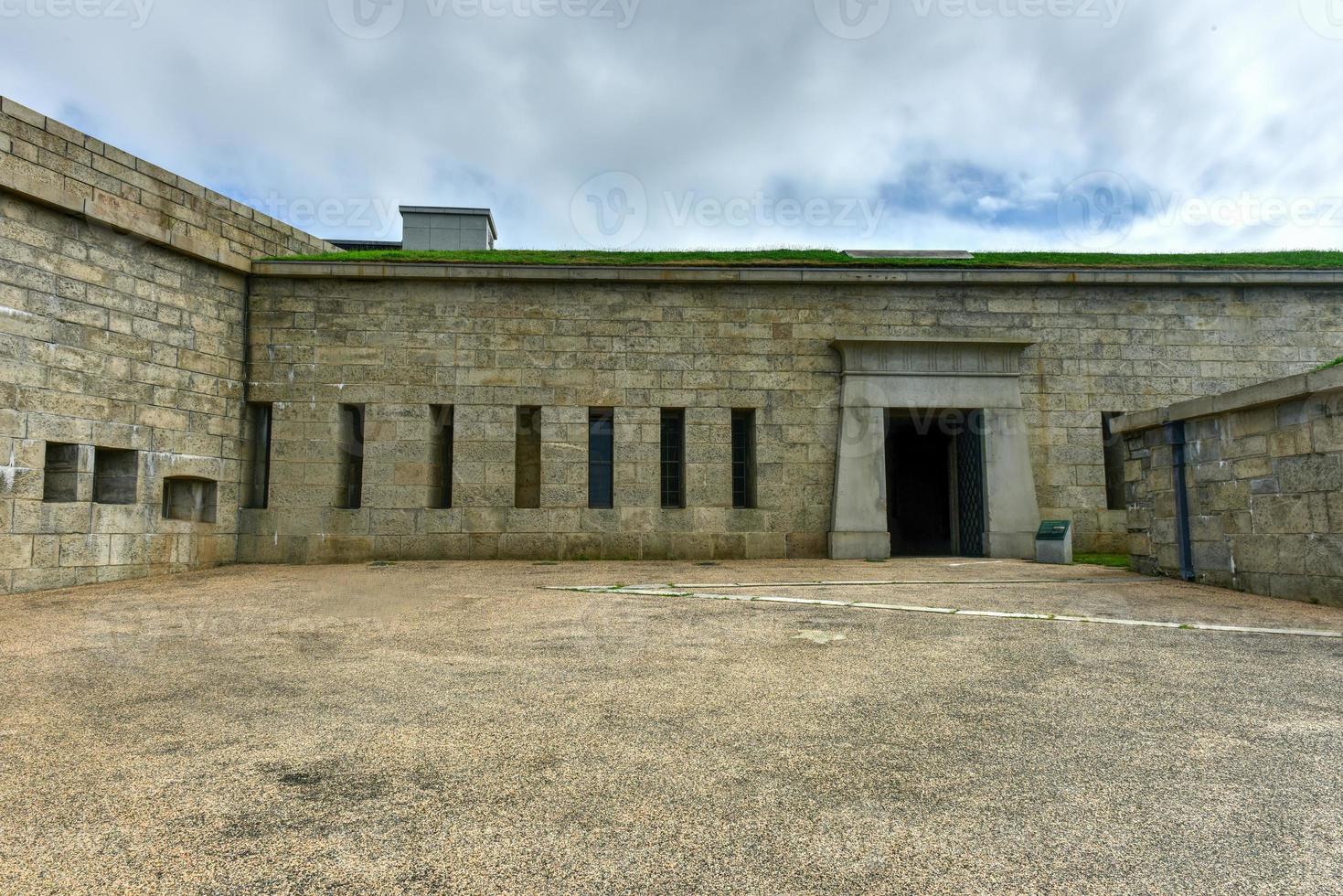Fort Trumbull in New London, Connecticut along the Atlantic Coast, built in the Egyptian Revival style in the 19th century. photo